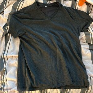 Uniqlo V-Neck Tee Charcoal XXL
